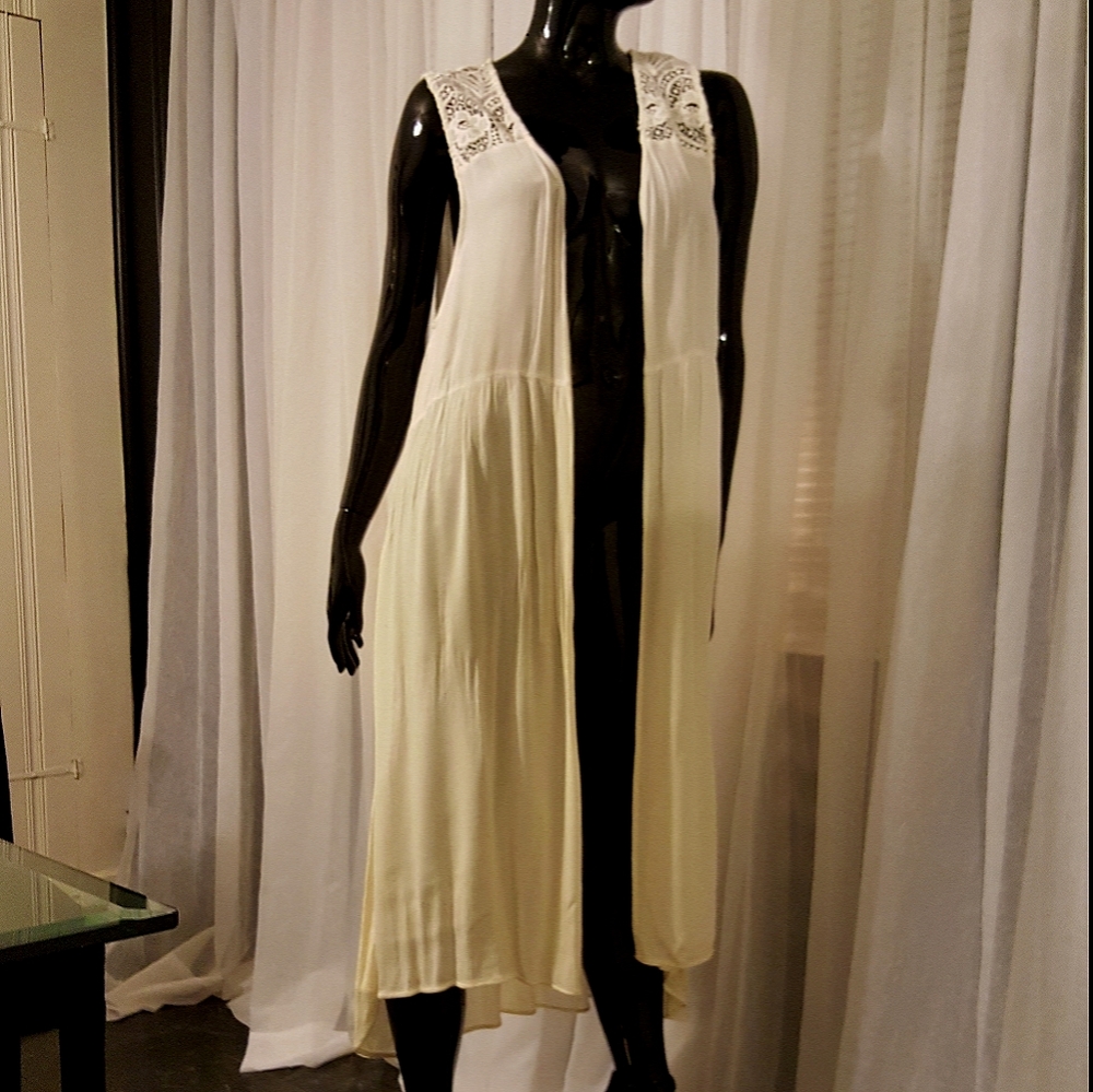Arizona Jean long sheer maxi cardigan